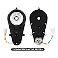 Miniatyrbilde 3 av 5: 2 stk. Girboks for barnas elbil 550 12V Motor 40000RPM Elektrisk motor med girboks Høy hastighet RS550 DC-motor Matching