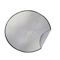 Eldfast Mat Värmebeständig Eldfast Rund Eldstad Matta för Utomhusbruk Silver 30 inch