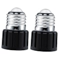 Miniatyrbild 1 av 5: 2x E26 sockeladapter, lamphållare, högtemperaturbeständig, universell praktisk lättinstallerad glödlampssockeladapter
