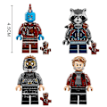 Miniatyrbillede 3 af 5: 9 stk. Guardians of the Galaxy Minifigurer Byggeklodser Legetøj Børnegaver