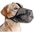 Miniatyrbillede 1 af 5: Hunde snude med justerbare stropper, bløde mesh-dækkede snuder til små, mellemstore og store hunde