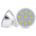 Miniatyrbillede 2 af 2: 2W LED MR11 LEDMR11 GU4 LED Pærer LED Flood Light Pære SMD 5730 9LEDs MR11 LED Pære Kompatibel Hjem Landskab Sporbelysning, Ækvivalent 20W Hal