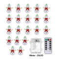 Miniatyrbilde 1 av 4: Julepynt Julelys Batteridrevet LED 8 Blinkende Moduser