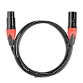 Miniatyrbilde 1 av 5: XLR-kabel hann til hunn lydsignalkabel balansert XLR Karon mikrofon 3-pin XLR-kabel 10 fot rød