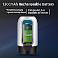 Miniatyrbillede 2 af 5: Vandflaskepumpe USB Opladning Automatisk Elektrisk Vanddispenser Pumpe Flaske Vandpumpe Auto Switch Drikkemaskine