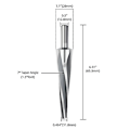 Miniatyrbild 2 av 5: 7 Graders Konisk Reamers, 1-1/2 Tum Per Fot Konisk Kulled Reamers, Reamers Bit Universal Reamers Verktyg