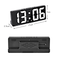 Miniatyrbild 5 av 5: Väckarklocka med LED-display Röd Röd
