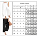 Miniatyrbillede 2 af 2: Plus Size Kvinder Casual Løse Enkle Yoga Bukser Side Split Åndbar Sports Gym Pilates Bukser Wine Red M