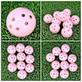 Miniatyrbillede 2 af 3: 12 stk. Plastikbolde Boldsæt Til Indendørs Og Udendørs Baner (pink)
