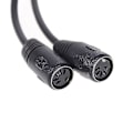 Miniatyrbillede 4 af 4: 1x 50cm 5-polet Midi Din Y-splitterkabeladapter 1 han-stik til 2 hun-stik Hfmqv