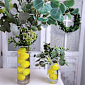 Miniatyrbillede 3 af 5: 20 stk. Kunstige Citroner Falske Citroner Faux Citroner Frugter I Gul 3 Tommer Lang X 2 Tommer Bred