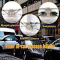 Pikkukuva 5 / 5: Aurinkolasikoteline Auton Aurinkosuojaan, Magneettinen Auton Aurinkolasikoteline Auton Aurinkosuojan Järjestäjät Ja Säilytystarvikkeet (Beige)
