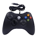 Pikkukuva 1 / 5: Langallinen USB-ohjain Xbox 360 -videopeleille, joystick Xbox 360 -ohjaimelle, musta