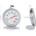 Miniatyrbilde 2 av 5: Ovnstermometer Termometer Direkteavlesning Termometer Rustfritt Stål Probe Fast Skive Stor Diameter Baking Kjøkkentilbehør