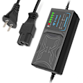 Miniatyrbillede 3 af 4: 60V 20AH elektrisk køretøjsoplader med 7-lys display, strømdisplay, lækagebeskyttelse/fuld opladning