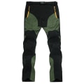 Miniatyrbillede 1 af 2: Mænd Vindtætte Vandreture Klatring Combat Bukser Black Army Green S