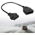 Pikkukuva 1 / 8: OBD1-sovitin, diagnostiikkakaapeli, GM OBD1 12-nastainen - OBD2 16-nastainen sovitinkaapeli, diagnostiikka OBD II -diagnostiikkatyökalun liitännän sovitinkaapeli, skannerikaapeli