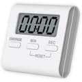 Kökstimer, digital kökstimer magnetisk nedräkningstimer med högt alarm, stora siffror, baksida, hängande hål för matlagning, dusch