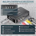 Bluetooth 5.0 Mottaker Sender Fm Stereo Aux 3.5mm Jack Rca Trådløs Nfc Lydadapter