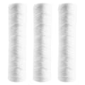 Miniatyrbillede 1 af 5: 3-pak vandrenser 10 tommer trådviklet filter 5 mikron PP bomuldsfilter sedimentfilter