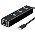 Miniatyrbild 1 av 3: USB 3.0 Ethernet Hub, Aluminium USB Rj45 Adapter Typ C Splitter