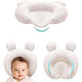 Miniatyrbilde 1 av 5: Myk baby-barneromspute Unisex nyfødte hodeformings spedbarn støtte sovende hode soveputer med bjørn