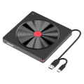 Miniatyrbillede 1 af 5: Eksternt Cd Dvd-drev, Usb 3.0 Dvd/cd Rom-læser Brænder Til Bærbar Computer Desktop Pc Windows 11/10/8