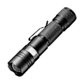Miniatyrbillede 2 af 5: Lommelygte med Høj Lumen Genopladelig Lommelygte Elektrisk Fakkel Lyskilde Lampe Aluminium Legering IPX6 Vandtæt Mekanisk Teleskopisk Zoom Indbygget