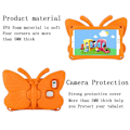 Miniatyrbild 3 av 5: Fjärilsfodral för Samsung Galaxy Tab A7 Lite 8.7 T220/t225 2021, Barnvänligt, Mjukt EVA-Skummaterial, Tjocka Hörn, Kameraskydd, Stötsäkert Black