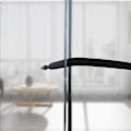Miniatyrbillede 1 af 5: 2x Lora Fladt Kabel Sma Han til Sma Hun Vindue og Dør Gennemføring Koaksialkabel Forlænger Adapter