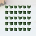 Miniatyrbillede 2 af 4: 50 stk. Ensfarvede Muffinspapirkopper Små Kageholdere Festgaver Bagekopper Tilbehør Til Bageri Dessertbutik (brun) Green