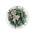 Miniatyrbillede 1 af 5: Julekrans med julefyrrekogle fyrrenåle glædelig jul guirlander dekorationer ornamenter jul nytår 2022 Navidad