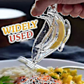 Miniatyrbillede 3 af 3: 5 stk Citronpresser Klip Akryl Manuel Citron Skive Presser Praktisk Transparent Frugtpresser Til Hjemmet
