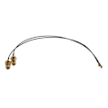 Miniatyrbillede 1 af 5: 2 stk. Wlan Antenne Pigtail Hirose U.fl Sma Box Adapter Kabel Ipex Rsma 20cm