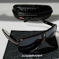 Miniatyrbillede 2 af 4: Herre Solbriller Mode Carrera Ruthenium Aviator Gradient Linse Briller + Æske A
