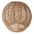 Miniatyrbillede 1 af 2: Hjemmebelysning Rattan Lampebetræk Håndlavet Vævet Lysekrone Retro Lampskærm Hjemmeophold Lampskærm Dekoration