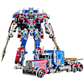 Pikkukuva 1 / 4: Deformoituva Auto Robotti Leikkikalut Kannettava Deformaatio Auton Malli Lasten Leikkikalut Seos Deformaatio Leikkikalut Lahja Lapsille (Optimus Prime 6022a)