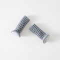 Miniatyrbild 2 av 3: 24 st Stickade Stolsbensskydd Möbelbordsben Grå