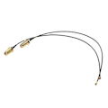 Miniatyrbillede 2 af 5: 2 stk. Wlan Antenne Pigtail Hirose U.fl Sma Box Adapter Kabel Ipex Rsma 20cm