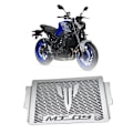 Miniatyrbild 3 av 5: Kylare Skydd Motor Kylargaller Skydd För Mt09 Mt-09 2021 2022 Silver
