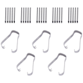 Miniatyrbilde 3 av 5: Stylus Nib S6 Nib S7 Etterfylling N10 Utskiftbar S22 Nib N20 Etterfylling 1 Sett 25 Svarte Pennespisser + 5 Klips
