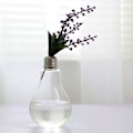 Miniatyrbilde 2 av 5: Transparent Glass Vase i Pæreform for Planter, Blomster, Hjem, Hage, Bryllupsdekorasjon
