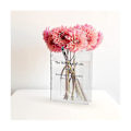 Miniatyrbild 3 av 5: Bokblommavas Transparent Blomvas i Klar Bokformad Estetisk Blomkruka Akryl Växtvas
