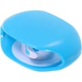 Automatisk uttrekkbar kabeloppruller for USB-kabel og hodetelefoner, blå