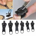 Miniatyrbillede 3 af 5: 6-pak Speed ​​Zipper Universal Quick Repair Lynlås Reparationssæt Sort One Size