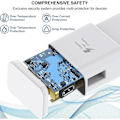 Miniatyrbillede 4 af 5: Hurtiglader 1,5 m kabel kompatibel med Samsung Galaxy S22 S21 S20 S8 S10 S9 Plus Note 7 8 9 10 A53 LG HTC Hvid