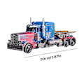 Miniatyrbillede 4 af 4: Deformerbar Bilrobot Legetøj Bærbar Deformationsbilmodel Børns Legetøj Legering Deformationslegetøj Gave Til Børn (Optimus Prime 6022a)