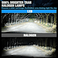 Pikkukuva 2 / 2: 40000lm H7 Led-ajovalot Canbus H1 H4 H8 H11 9005 Hb3 9006 Hb4 9012 Hir2 Led-lamput 4060 Csp Korkea ja matala säde 120w Auto 12v 6500k