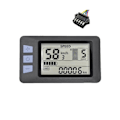 Miniatyrbild 1 av 5: P3h Lcd-skärmmätare Instrumentpanel 24v-60v Elektrisk cykelmätare Displaypanel för elektrisk skoter(sm P