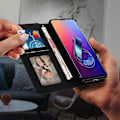 Miniatyrbillede 4 af 4: Flip pung etui, slank cover Asus ZenFone 6, silikoneskal - Sort